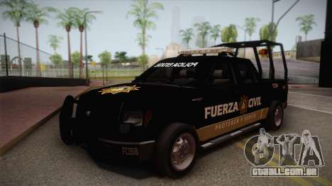 Ford F-150 de la Fuerza Civil de Nuevo Leon para GTA San Andreas
