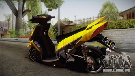 Honda Vario Yellow Shines para GTA San Andreas