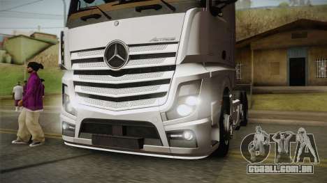 Mercedes-Benz Actros Mp4 6x2 v2.0 Bigspace v2 para GTA San Andreas