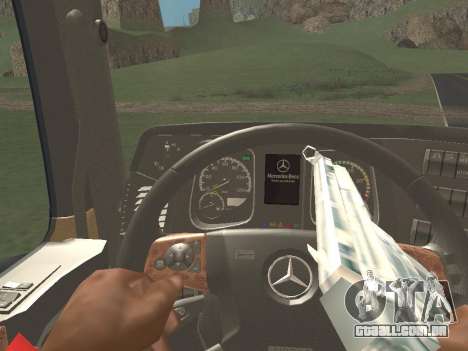 Mercedes-Benz Actros Mp4 6x2 v2.0 Steamspace v2 para GTA San Andreas