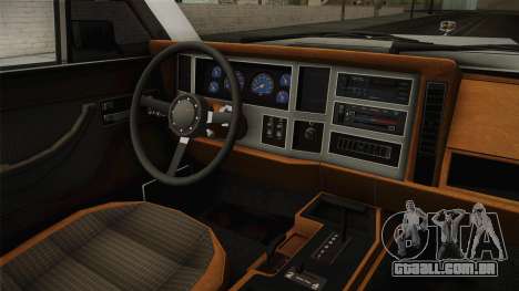 Jeep Grand Wagoneer Limite 1986 para GTA San Andreas