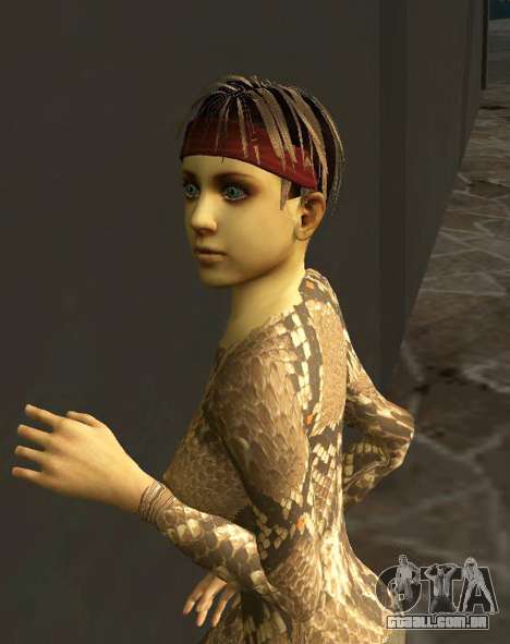 Rebecca Chambers Snake Battlesuit v1 para GTA San Andreas