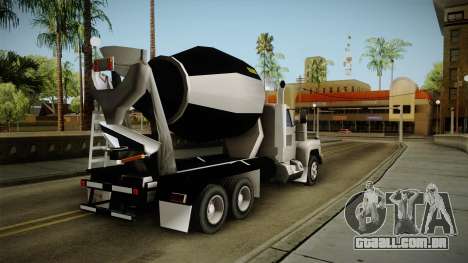Realistic Cement Truck para GTA San Andreas