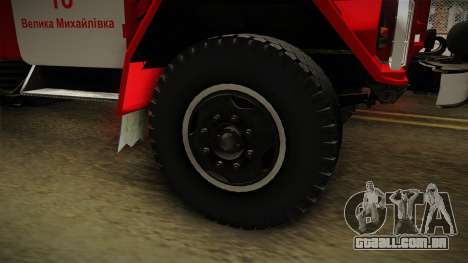 O Amur ZIL 131 Caminhão de bombeiros para GTA San Andreas