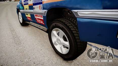 Toyota Land Cruiser GINAF Dakar Service Car para GTA 4