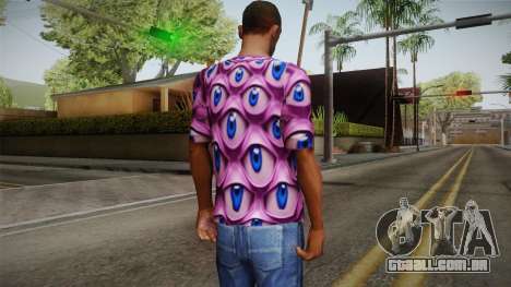 Psychedelic T-Shirt para GTA San Andreas