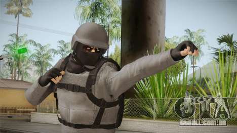 GTA Online Military Skin Grey-Gris para GTA San Andreas