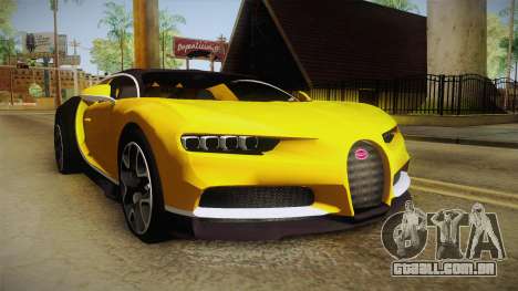 Bugatti Chiron 2017 v2 para GTA San Andreas