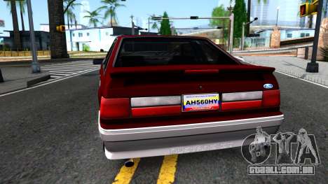 Ford Mustang 1993 para GTA San Andreas