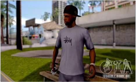 T-Shirt Stussy para GTA San Andreas