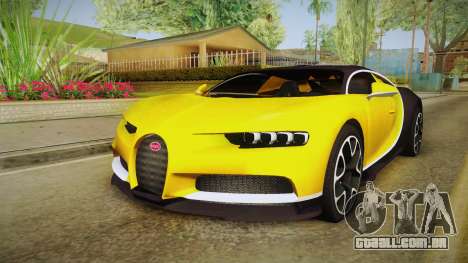 Bugatti Chiron 2017 v2 para GTA San Andreas