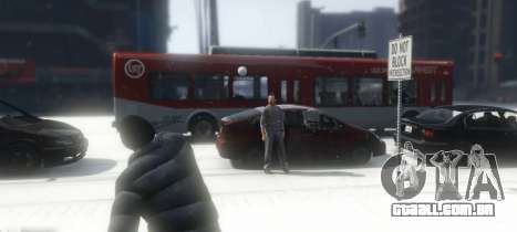 Snowballs in Singleplayer para GTA 5