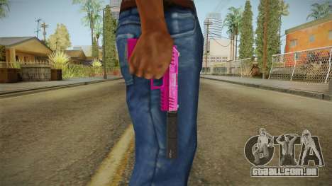 GTA 5 Combat Pistol Pink para GTA San Andreas