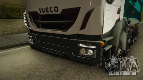 Iveco Trakker Hi-Land Dumper 8x4 v3.0 para GTA San Andreas