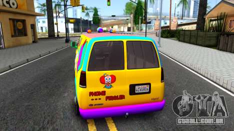 GTA V Vapid Clown Van para GTA San Andreas