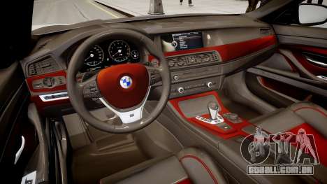 BMW M5 F10 Autovista para GTA 4