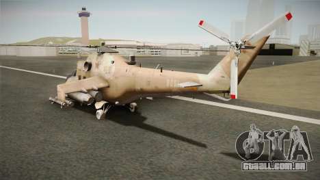 CoD Series - Mi-24D Hind Desert para GTA San Andreas