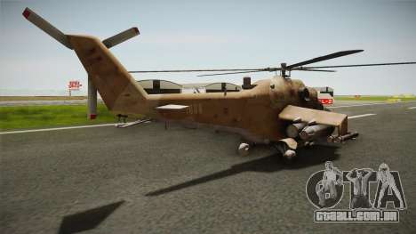 CoD Series - Mi-24D Hind Desert para GTA San Andreas