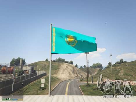 A Bandeira Do Cazaquistão para GTA 5