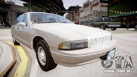 Chevrolet Caprice Civilian 1991 para GTA 4