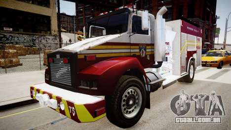 Novo caminhão de bombeiros T5 para GTA 4