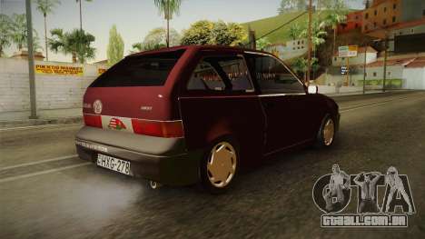 Suzuki Swift 1.3 para GTA San Andreas