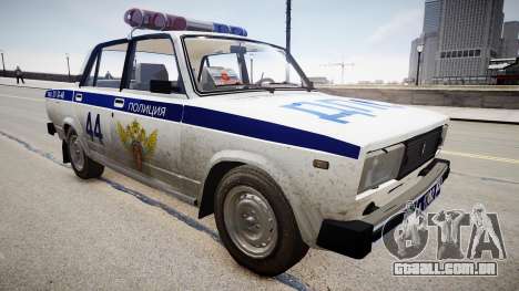 VAZ 2105 Polícia para GTA 4
