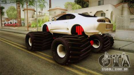 Toyota Supra Monster Truck para GTA San Andreas