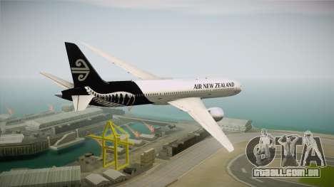 Boeing 787 Air New Zealand White Edition para GTA San Andreas