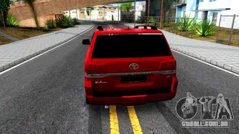 Toyota Land Cruiser 2016 para GTA San Andreas