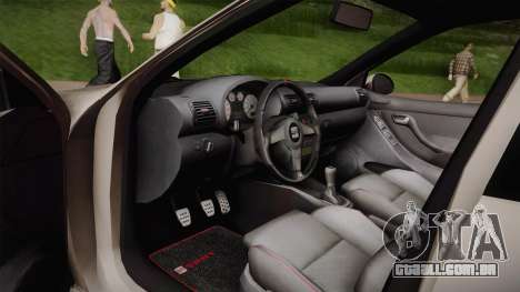 Seat Leon Cupra R em Série E em Typ 1M Ajustável para GTA San Andreas