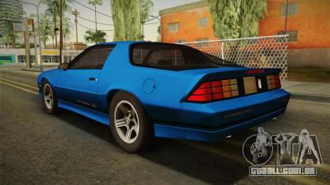 Chevrolet Camaro IROC-Z FBI 1990 para GTA San Andreas