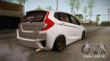 Honda Jazz GK 2014 para GTA San Andreas