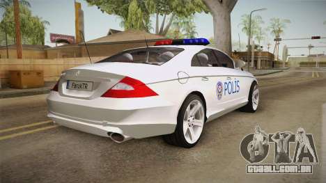 Mercedes-Benz CLS 500 Turkish Police para GTA San Andreas