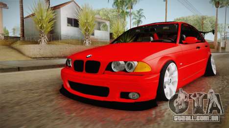 BMW 3 Series E46 CamberKinG para GTA San Andreas