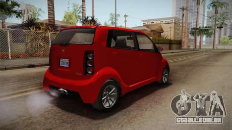 GTA 5 Benefactor Panto 4-doors para GTA San Andreas