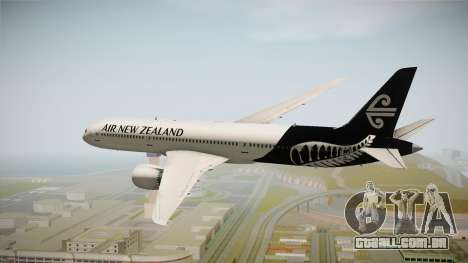 Boeing 787 Air New Zealand White Edition para GTA San Andreas