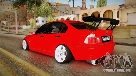 BMW 3 Series E46 CamberKinG para GTA San Andreas