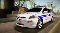 Toyota Vios Philippine Police para GTA San Andreas