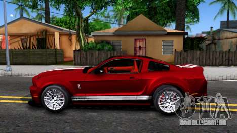 Ford Mustang Shelby GT500 2013 v1.0 para GTA San Andreas