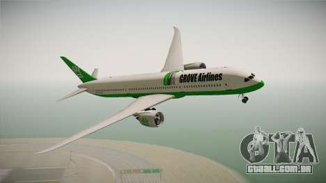 Boeing 787 Grove Airlines para GTA San Andreas