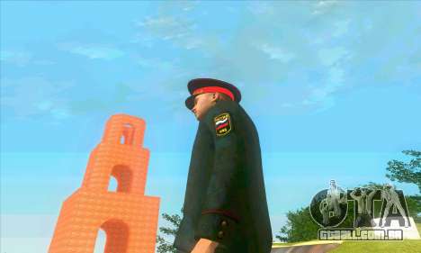 Capitão da polícia Rússia em sua túnica para GTA San Andreas