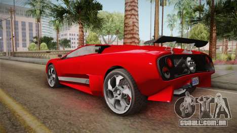 GTA 5 Pegassi Infernus Cabrio para GTA San Andreas