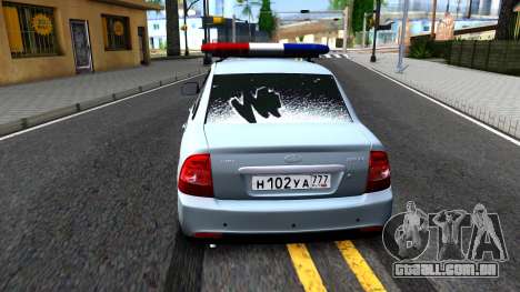 VAZ 2170 "Priora" Estático Polícia para GTA San Andreas