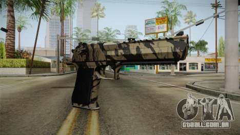 Desert Eagle Black Shark Camo para GTA San Andreas