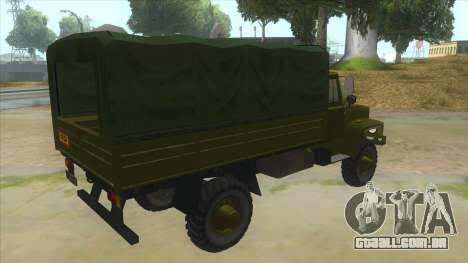 GÁS 33081 Садко Military para GTA San Andreas