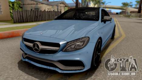 Mercedes-Benz C63S AMG Coupe para GTA San Andreas