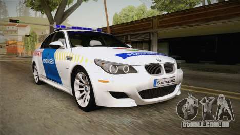 BMW M5 E60 Hungary Police para GTA San Andreas