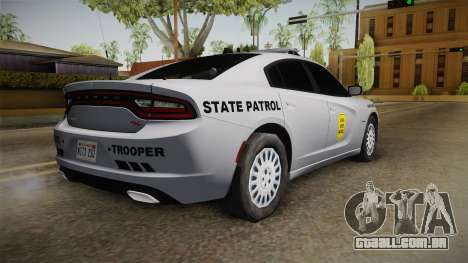 Dodge Charger 2015 Iowa State Patrol para GTA San Andreas