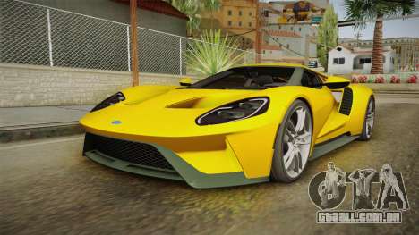 Ford GT 2017 para GTA San Andreas